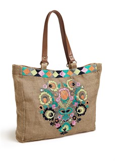 EMBROIDERY DETAIL TOTE 1673